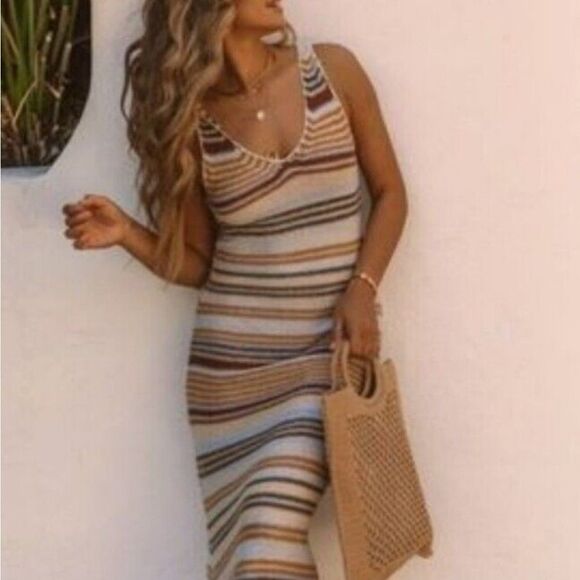 House of Harlow 1960 Dresses & Skirts - HOUSE OF HARLOW 1960 Striped Sweater Dress